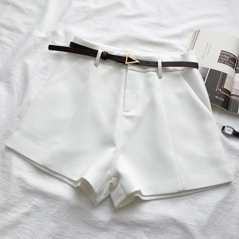 shorts with a belt