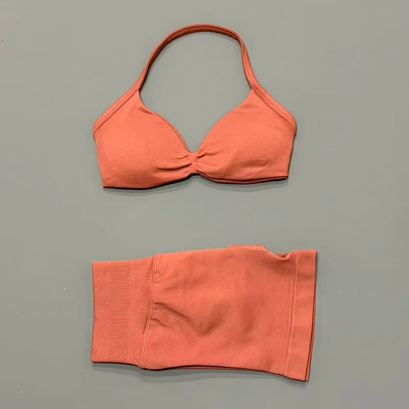 2 Pieces Sports Set Elastic Gym