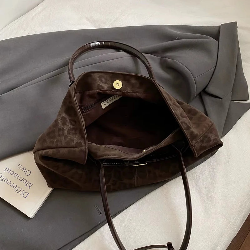 Leopard PU Leather Shoulder Bags