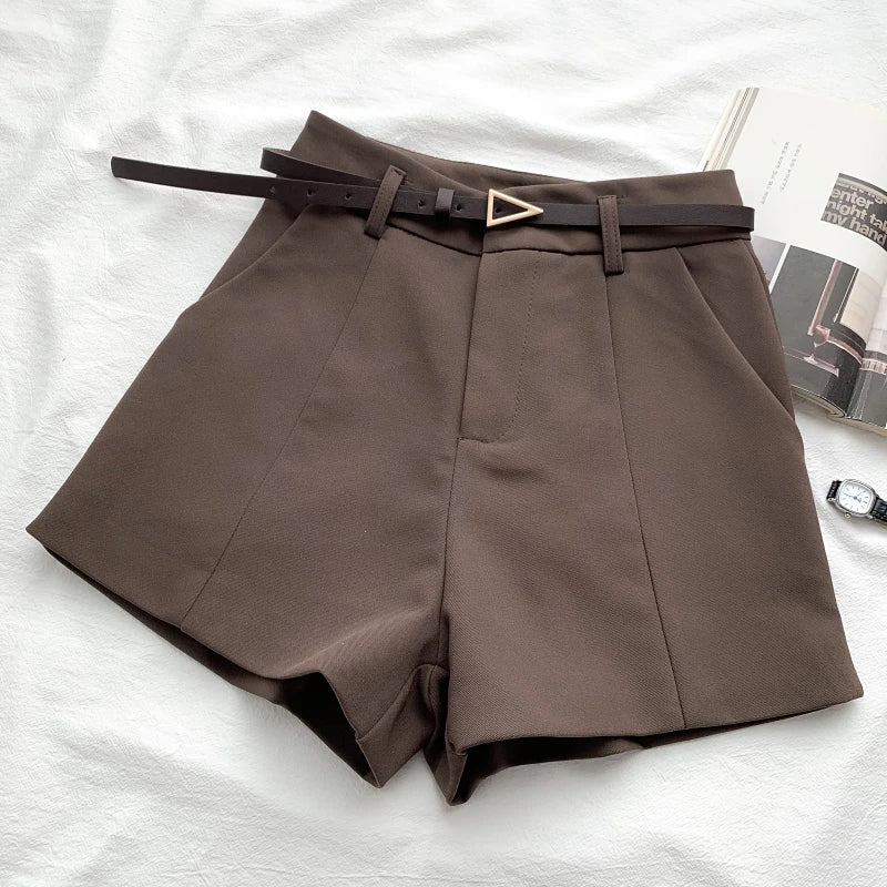 shorts with a belt